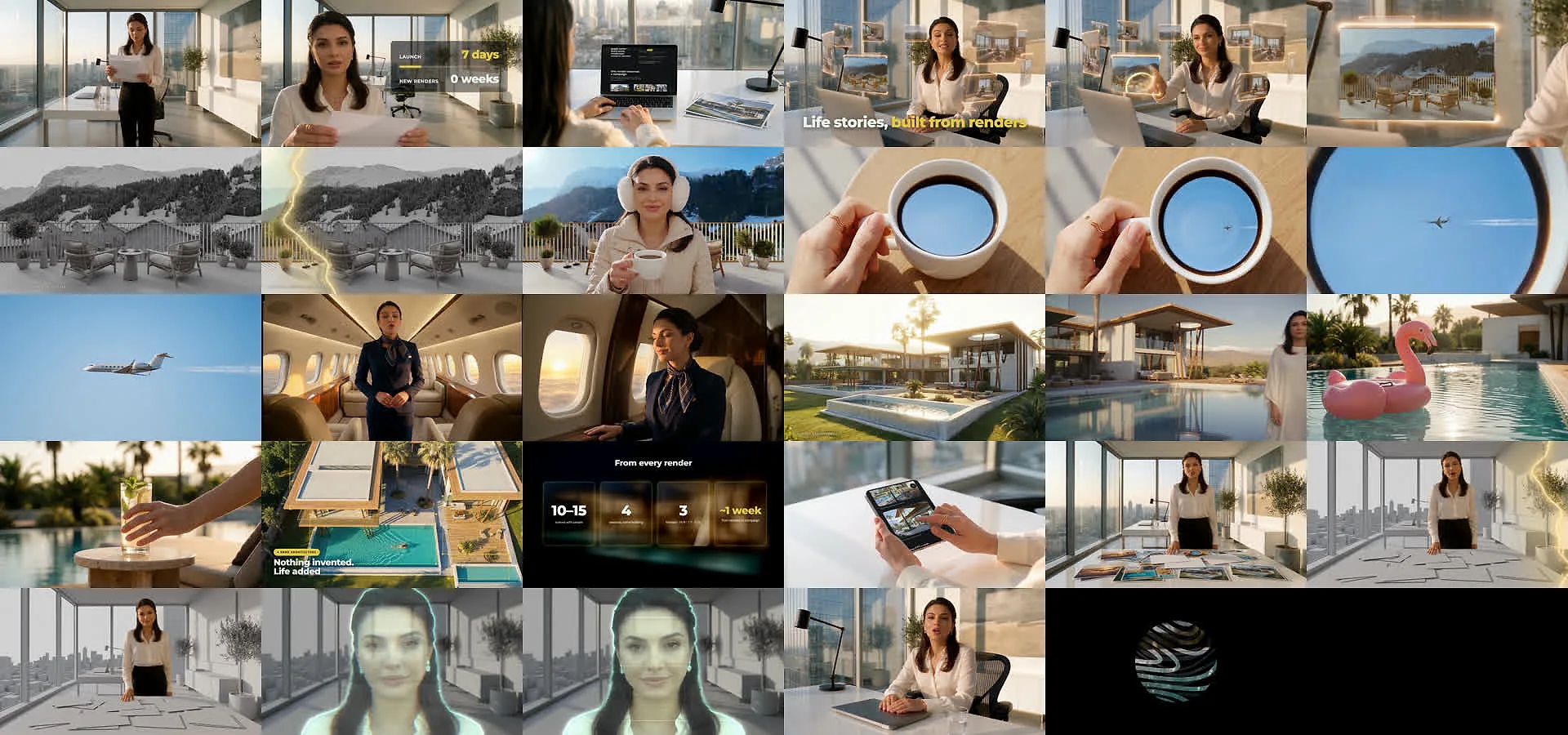 The final cut in thirty frames